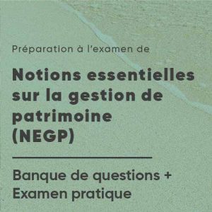 Préparation à l'examen du NEGP